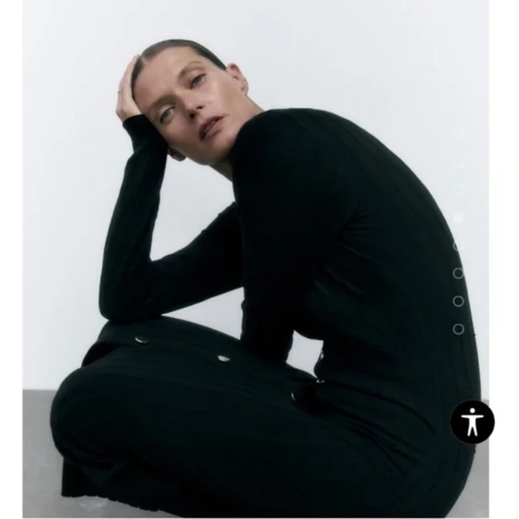 Zara Buttoned dress - Picture 8 of 11